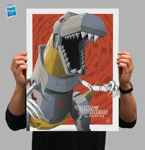 Moor Art Transformers Limited Edition Grimlock Art Poster Image  (5 of 5)